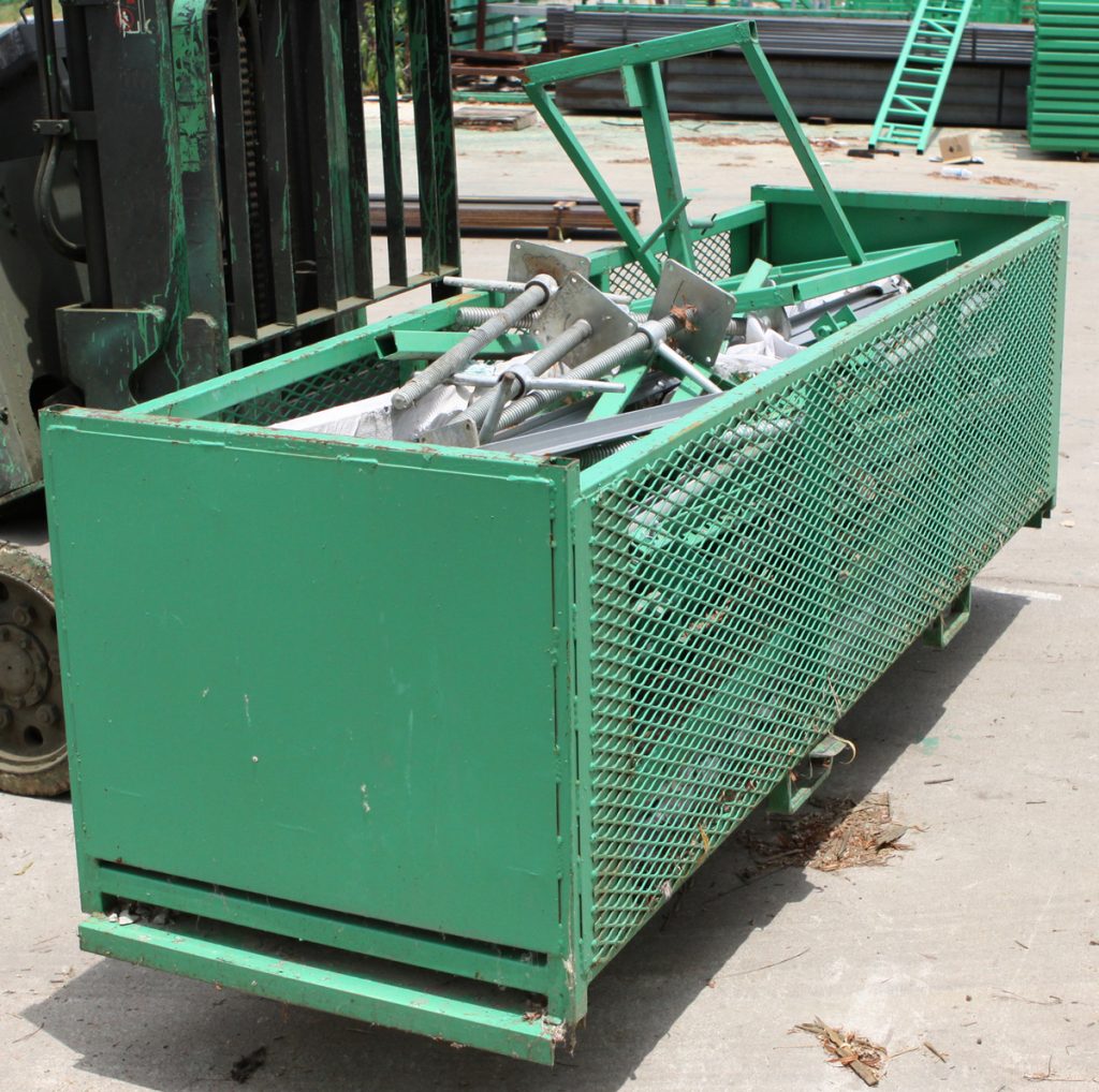 Parts Basket for Non-Stop adjustable scaffolding