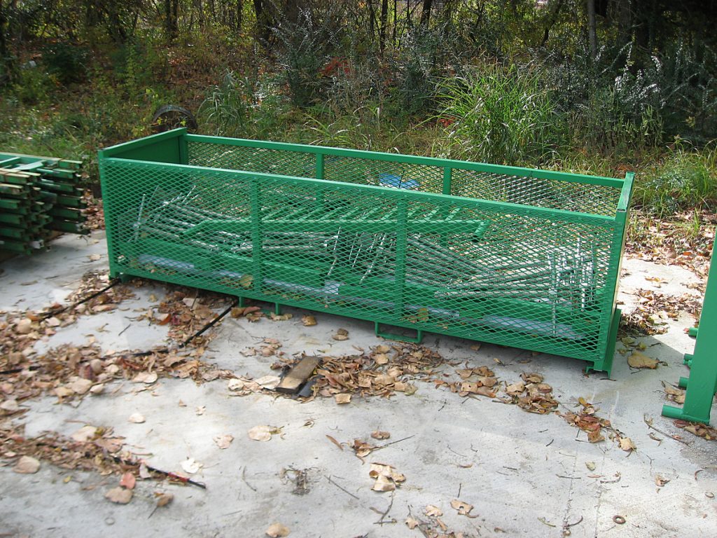 Parts Basket for Non-Stop elevating scaffolding