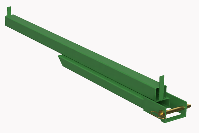 Side-Stabbing Forklift Bar for adjustable scaffolding