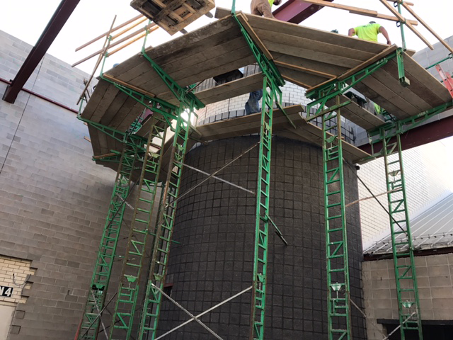 Non-Stop Adjustable Scaffolding