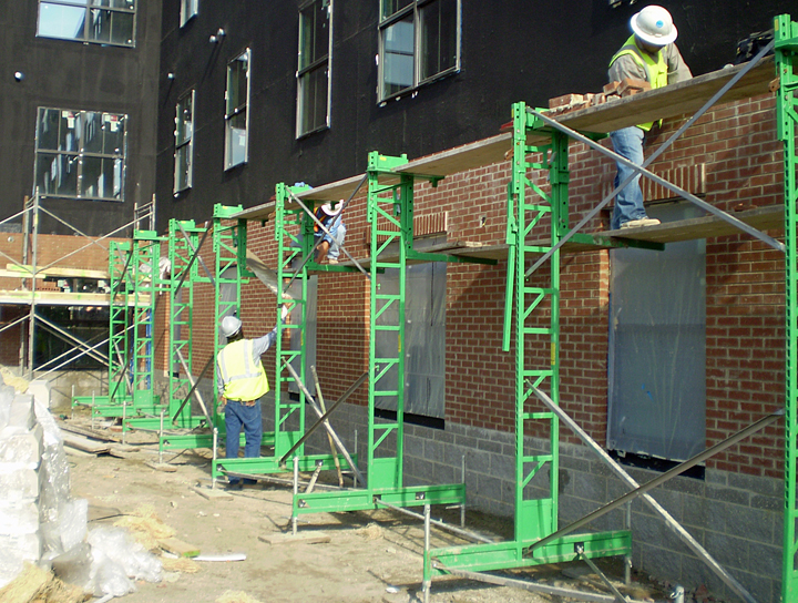 Topped Out using our elevated scaffolding