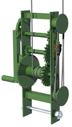 Non-Stop Heavy Duty scaffold winch