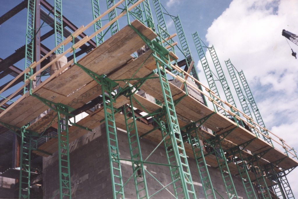 Non-Stop Bricklaying Scaffolding