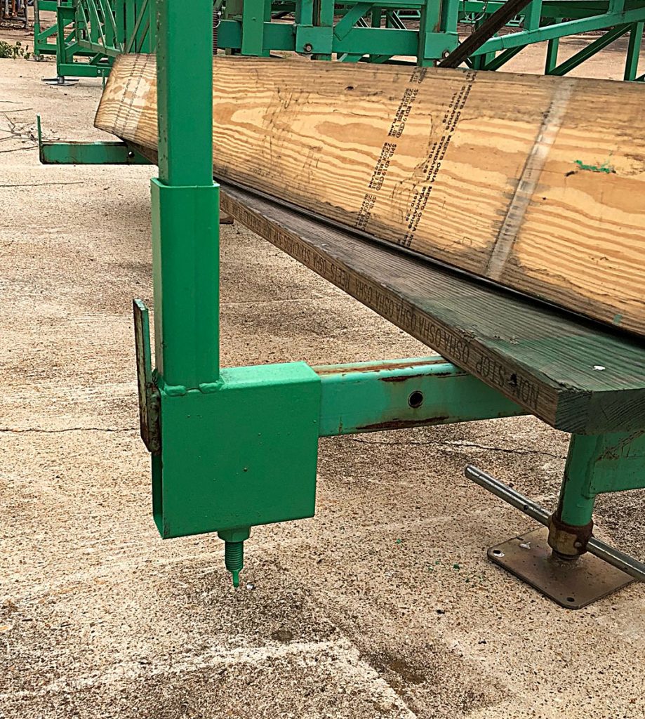 mason scaffold guardrail post socket